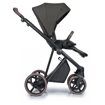Wózek Roan Ivi 2.0 2w1 Vintage Praline +adaptery – Elegancja i Klasyka